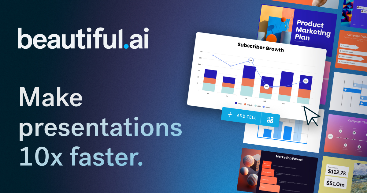 Screenshot von Beautiful.ai