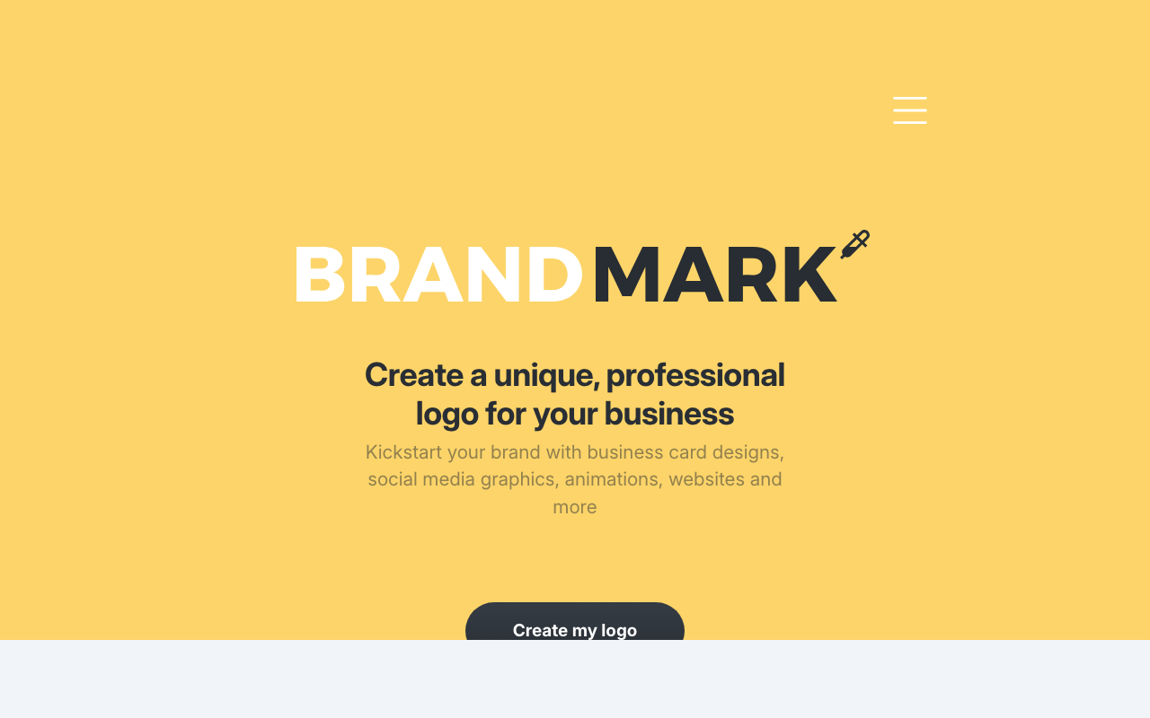Screenshot von Brandmark